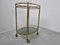 Brass Faux Bamboo Drinks Trolley, 1970s, Set of 2 8