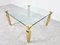 Brass and Glass Coffee Table, 1970s 5