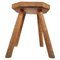 Tabouret Primitif en Bois, 1950s 1