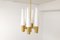 Mid-Century Brass and Opaline Ceiling Lamp by Hans-Agne Jakobsson, Sweden, 1950s 9