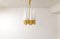 Mid-Century Brass and Opaline Ceiling Lamp by Hans-Agne Jakobsson, Sweden, 1950s 2