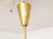 Mid-Century Brass and Opaline Ceiling Lamp by Hans-Agne Jakobsson, Sweden, 1950s 10