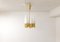 Mid-Century Brass and Opaline Ceiling Lamp by Hans-Agne Jakobsson, Sweden, 1950s 6