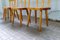 Sedie da pranzo vintage in pino, Svezia, set di 4, Immagine 7