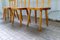 Vintage Swedish Pine Dining Chairs, Set of 4, Image 7