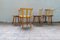 Vintage Swedish Pine Dining Chairs, Set of 4, Image 11