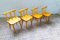 Schwedische Vintage Esszimmerstühle aus Kiefernholz, 4er Set 4
