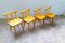 Vintage Swedish Pine Dining Chairs, Set of 4, Image 4