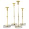 Mid-Century Candleholders by Gunnar Ander for Ystad Metall, Sweden, 1950s, Set of 4, Image 1