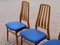 Mid-Century Teak Dining Chairs from Vamdrup Stølefabrik, Set of 4 2