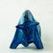 Italienischer Mid-Century Rimini Blu Keramik Bulle von Aldo Londi für Bitossi 4