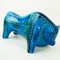 Mid-Century Italian Rimini Blu Ceramic Bull by Aldo Londi for Bitossi 5