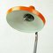 Mid-Century Orange Adjustable Desk or Table Lamp from Fase Madrid, Spain, Image 8