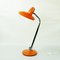 Mid-Century Orange Adjustable Desk or Table Lamp from Fase Madrid, Spain 2