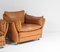 Mid-Century Modern Danish Club Armchairs in Tan Leather by Svend Skipper, 1980s, Set of 2, Image 12