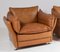 Mid-Century Modern Danish Club Armchairs in Tan Leather by Svend Skipper, 1980s, Set of 2, Image 13