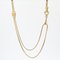 French 18 Karat Yellow Gold Long Necklace, 1800s, Image 18