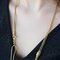 French 18 Karat Yellow Gold Long Necklace, 1800s, Image 8