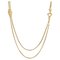 French 18 Karat Yellow Gold Long Necklace, 1800s 1