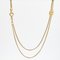 French 18 Karat Yellow Gold Long Necklace, 1800s, Image 12