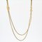 French 18 Karat Yellow Gold Long Necklace, 1800s 17