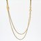 French 18 Karat Yellow Gold Long Necklace, 1800s, Image 17
