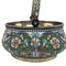 Enamel & Silver Sugar Bowl by Vasily Agafonov, Image 2