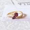 Vintage 18k Gold Ring with Diamonds and Rubies, 1970s 1