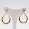 Vintage 14k Yellow Gold Earrings, 1950s, Set of 2 4