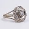 Vintage 18k White Gold Diamond Ring 2