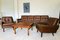 Mid-Century Danish 4-Seat Sofa and Lounge Chairs by Svend Skipper, 1965, Set of 3, Image 4
