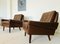 Mid-Century Danish 4-Seat Sofa and Lounge Chairs by Svend Skipper, 1965, Set of 3 5