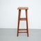 Mid-Century Modern French Wood Stool by Pierre Chapo, 1960s, Image 10
