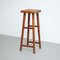 Mid-Century Modern French Wood Stool by Pierre Chapo, 1960s 11