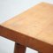 Mid-Century Modern French Wood Stool by Pierre Chapo, 1960s 7