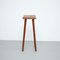 Mid-Century Modern French Wood Stool by Pierre Chapo, 1960s, Image 2