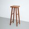 Mid-Century Modern French Wood Stool by Pierre Chapo, 1960s 4