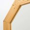 Espejo francés Mid-Century moderno de bambú, años 60, Imagen 6