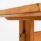 Moderner Mid-Century Holztisch von Charlotte Perriand für Les Arcs, 1960er 7
