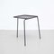 Mathieu Matégot Soumba Mid-Century Modern Black Lacquered Metal Table 2