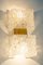 Ice Glass Wall Sconces by Hillebrand, Germany, 1970s, Set of 2, Image 8