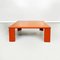 Mid-Century Italian Red Wooden Ming Coffee Table by Kazuhide Takahama for Simon Gavina, 1980s 3