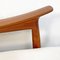 North European Solid Wood and White Cotton Armchair, 1960s 9