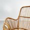 Mid-Century Italian Rattan Garden Armchairs with Intertwining Leather, 1960s, Set of 2, Image 7