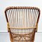 Mid-Century Italian Rattan Garden Armchairs with Intertwining Leather, 1960s, Set of 2 14