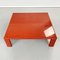 Mid-Century Italian Red Wooden Ming Coffee Table by Takahama for Simon Gavina, 1980s, Image 3