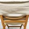 Mid-Century Folding Deck Chair in Wood and Cream Fabric by Cado, Denmark, 1960s, Image 13