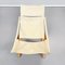 Mid-Century Folding Deck Chair in Wood and Cream Fabric by Cado, Denmark, 1960s, Image 5