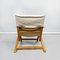 Mid-Century Folding Deck Chair in Wood and Cream Fabric by Cado, Denmark, 1960s, Image 4