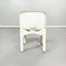 Mid-Century Italian White Plastic Chairs 860 by Joe Colombo for Kartell, 1970s, Set of 4 5
